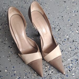 Elegant Beige and Taupe Women's Heels